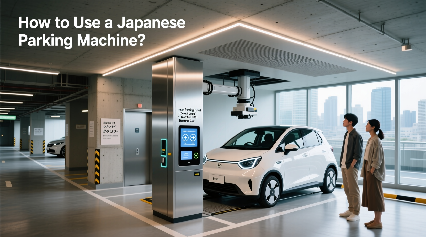 how to choose japanese car parking system,How to use a Japanese parking machine?