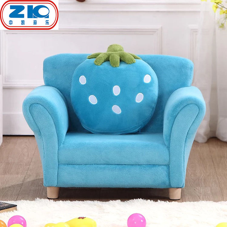 2020  cheap factory strawberry cartoon baby  kids soft child sofa chair kid modern couch sofa