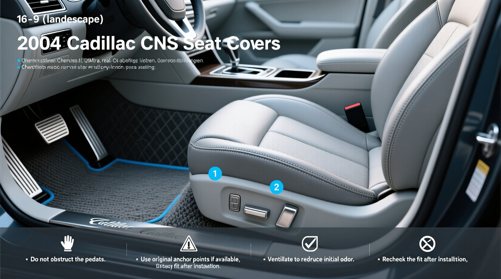 2004 Cadillac CTS Seat Covers Buying Guide