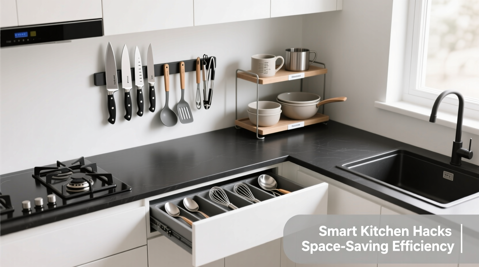 smart and space saving tips for organizing your kitchen utensils set efficiently