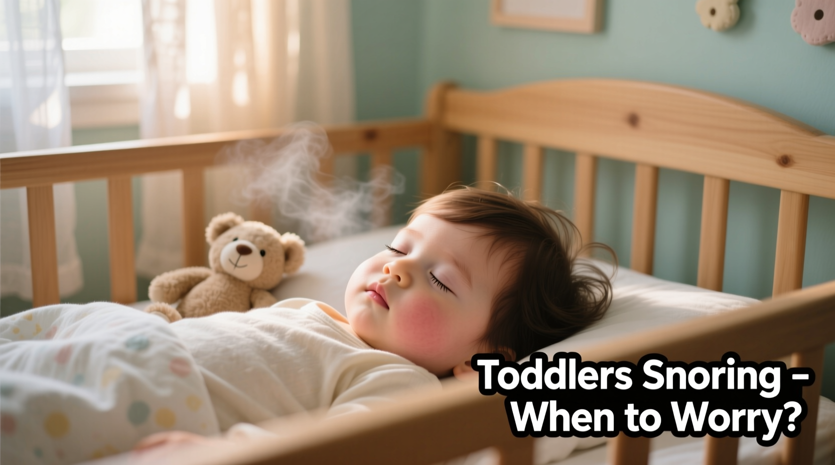 toddler snoring all of a sudden reasons when to worry