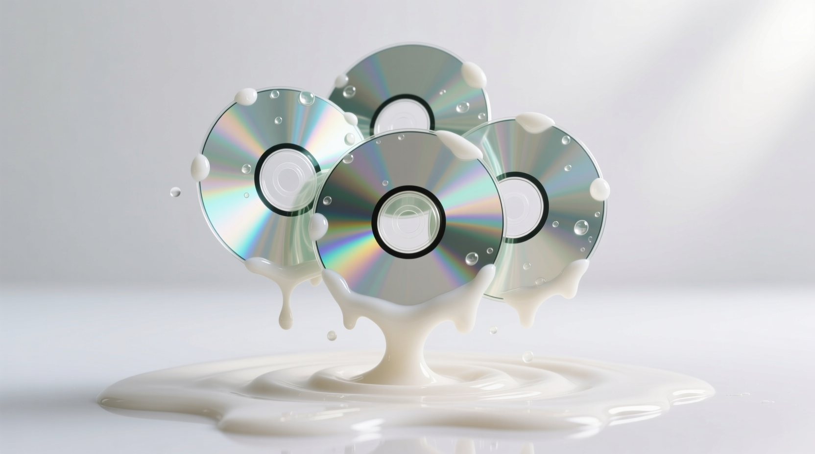 clean sticky cds with baby shampoo