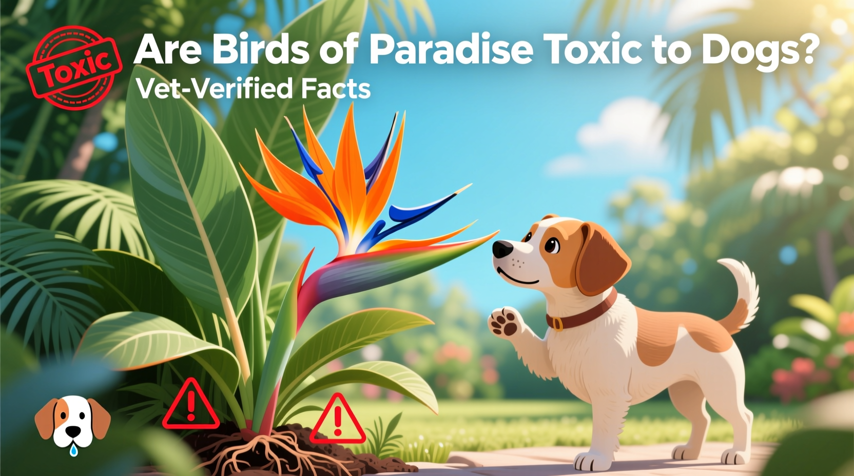 are birds of paradise toxic to dogs