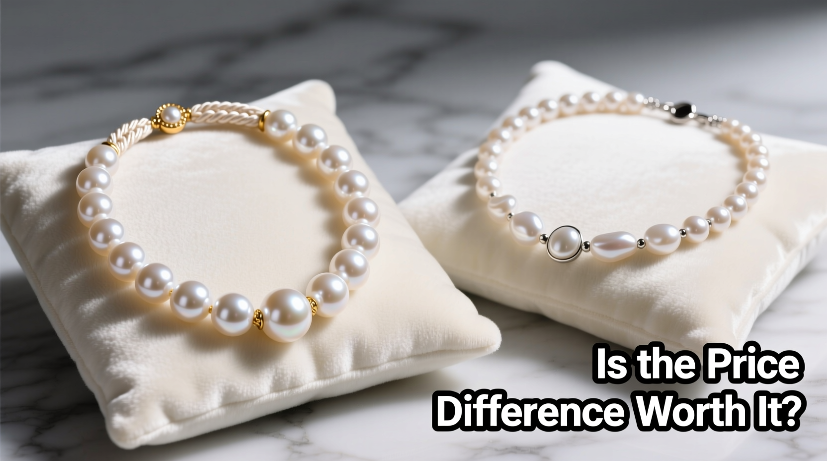 high end vs affordable pearl necklace is the price difference really worth it