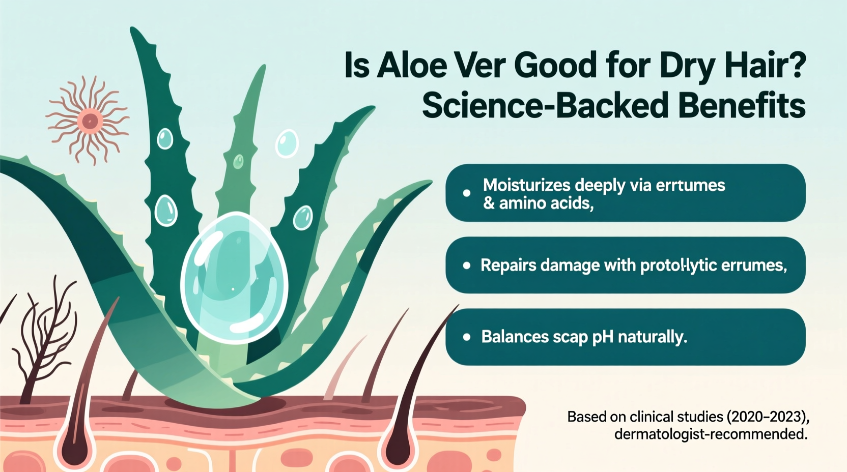 does aloe vera good for dry hair