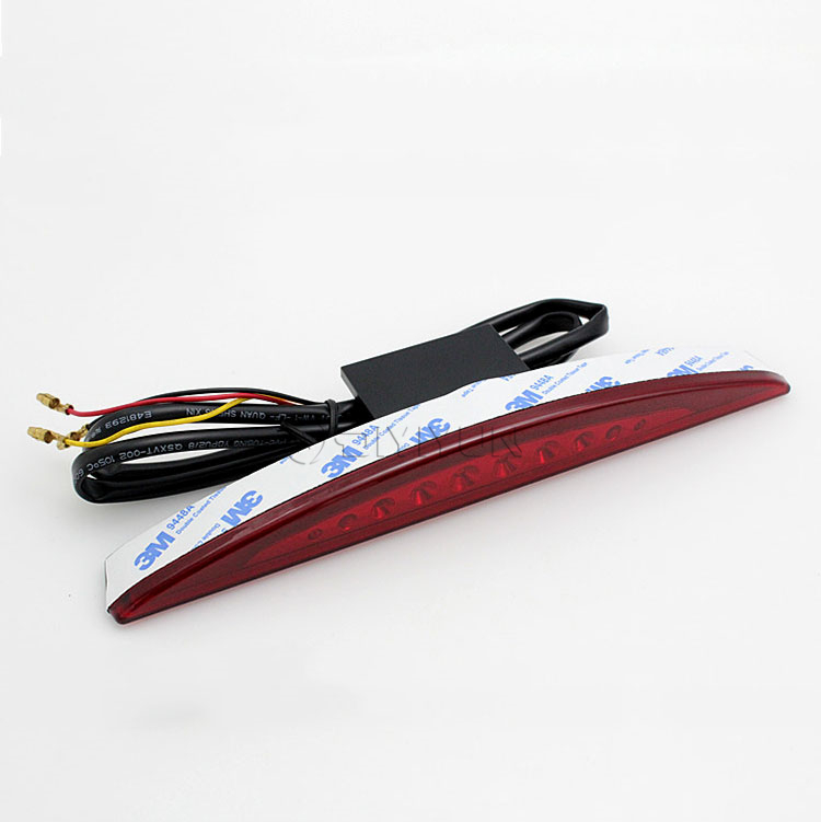 ABS plastic Rear Red Fender Tip Brake Tail Light LED For Motorcycle Breakout FXSB FXSE 2013-2017