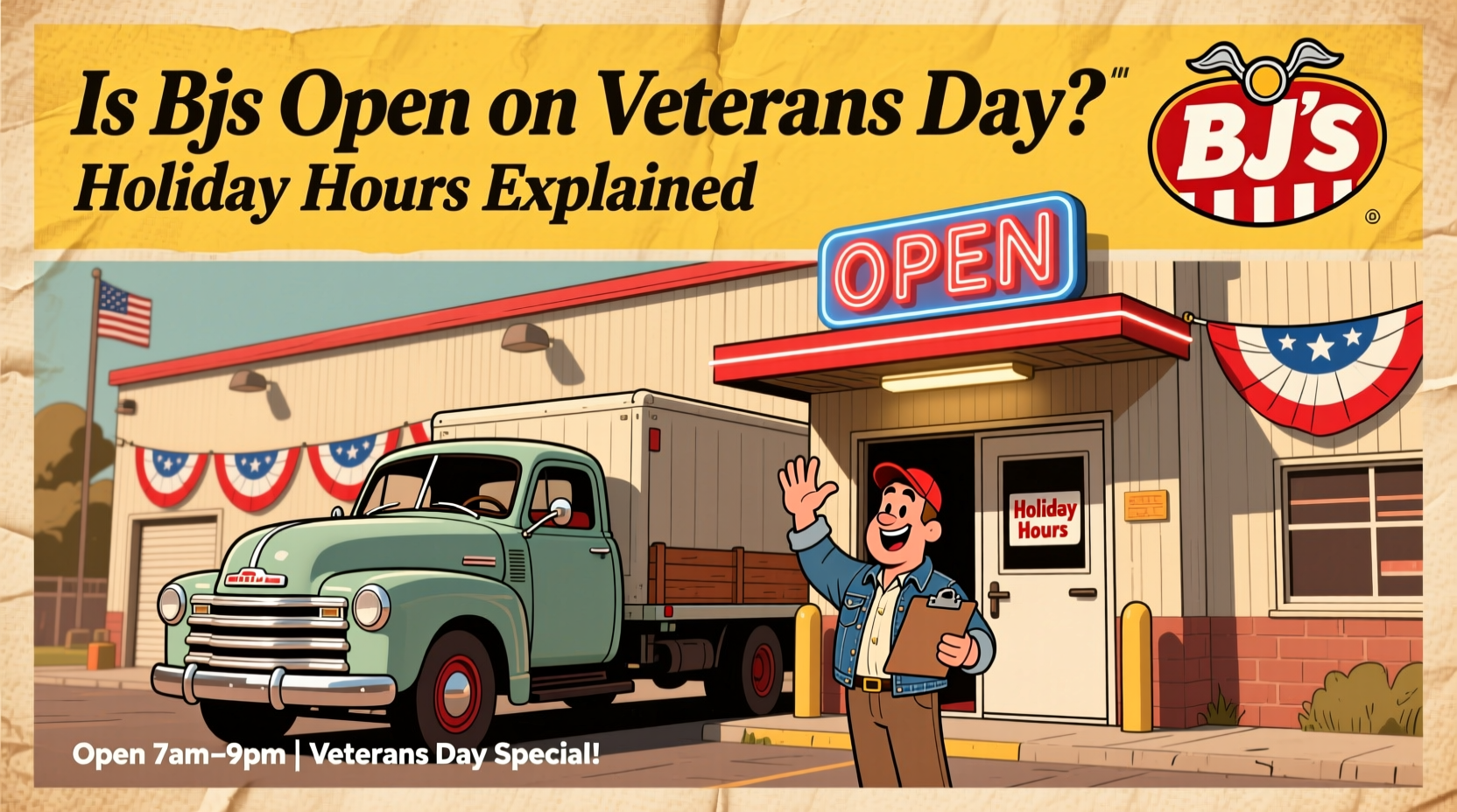 is bjs open on veterans day