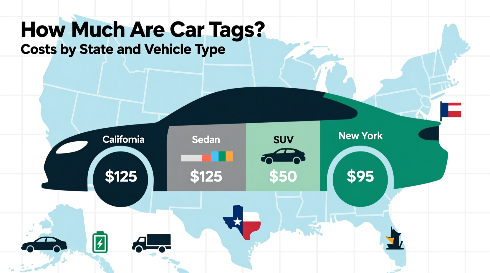 how much are my tags for my car