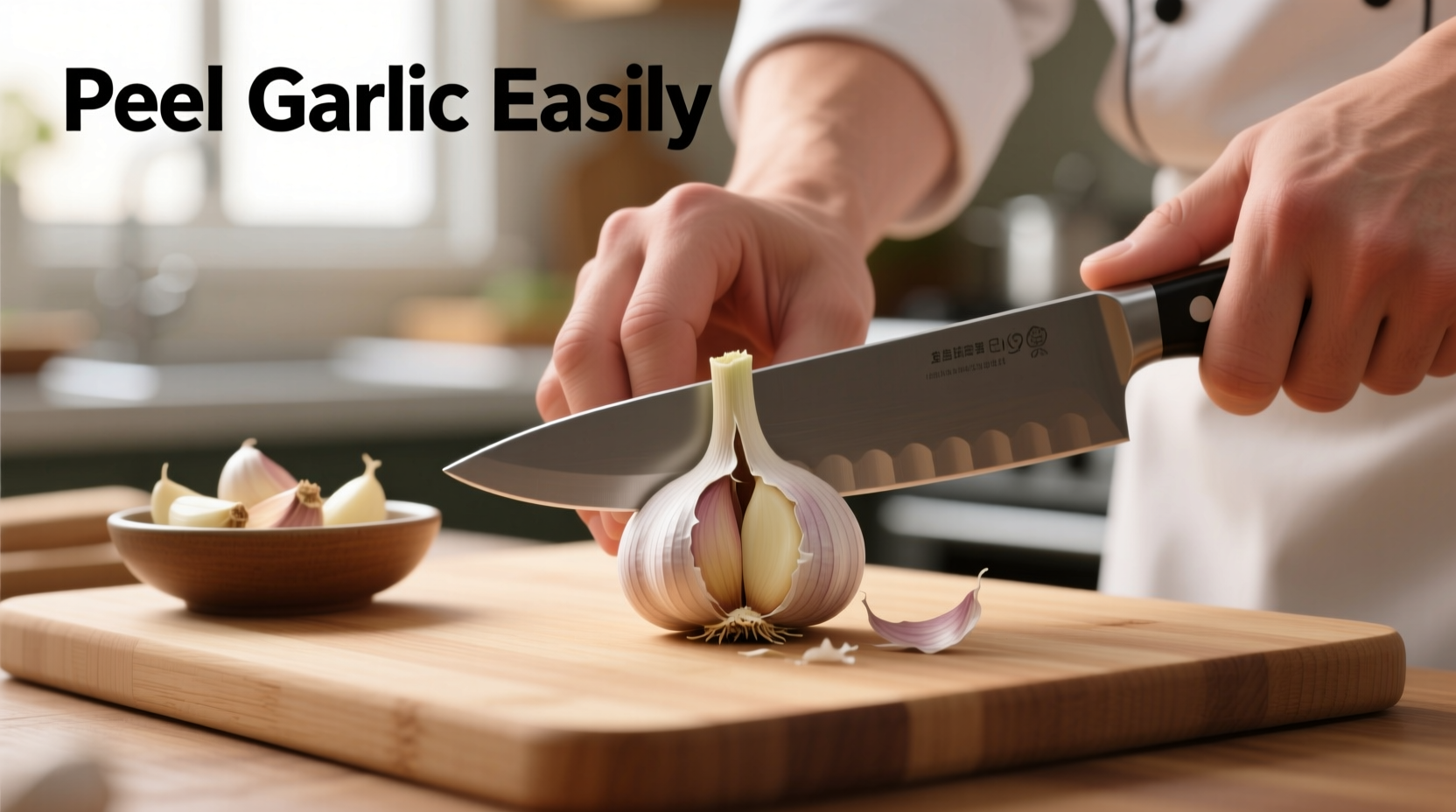 how do you peel a garlic