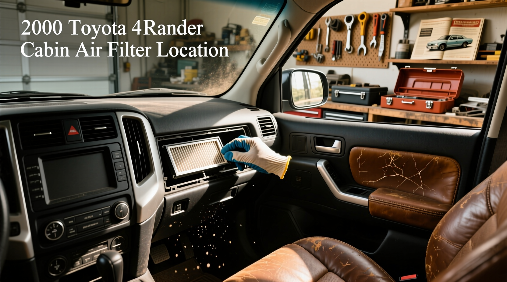 2000 4runner cabin air filter no factory location