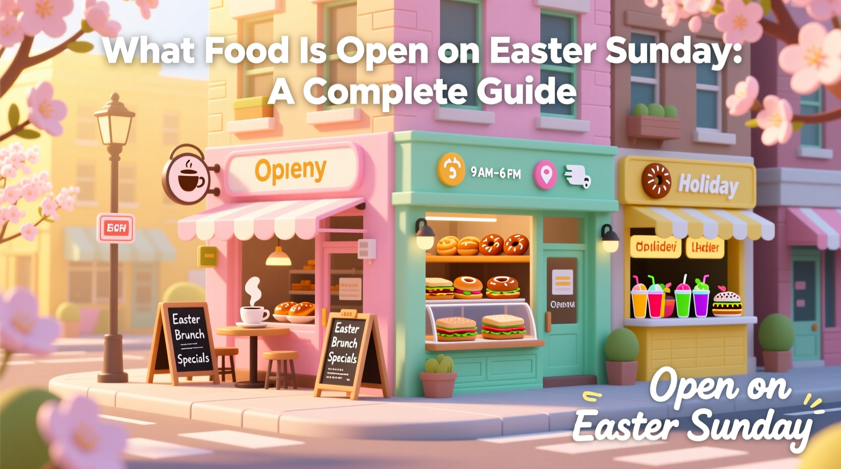 what food is open on easter sunday