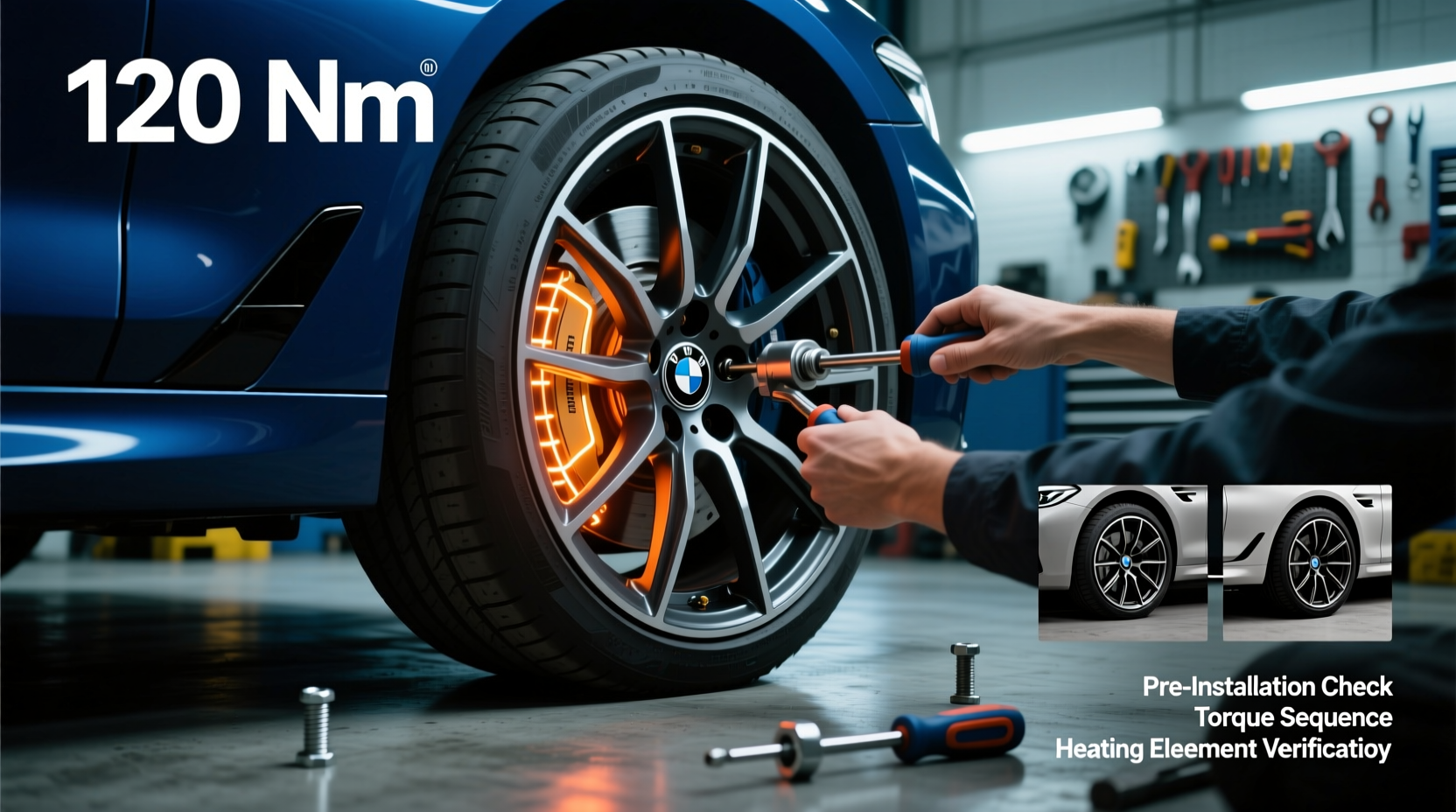 f90 heated wheel install