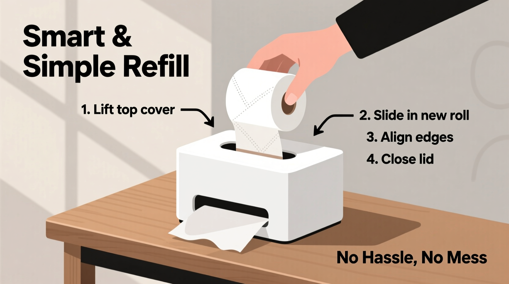 smart and simple techniques to refill your paper drawer tissue box without the hassle