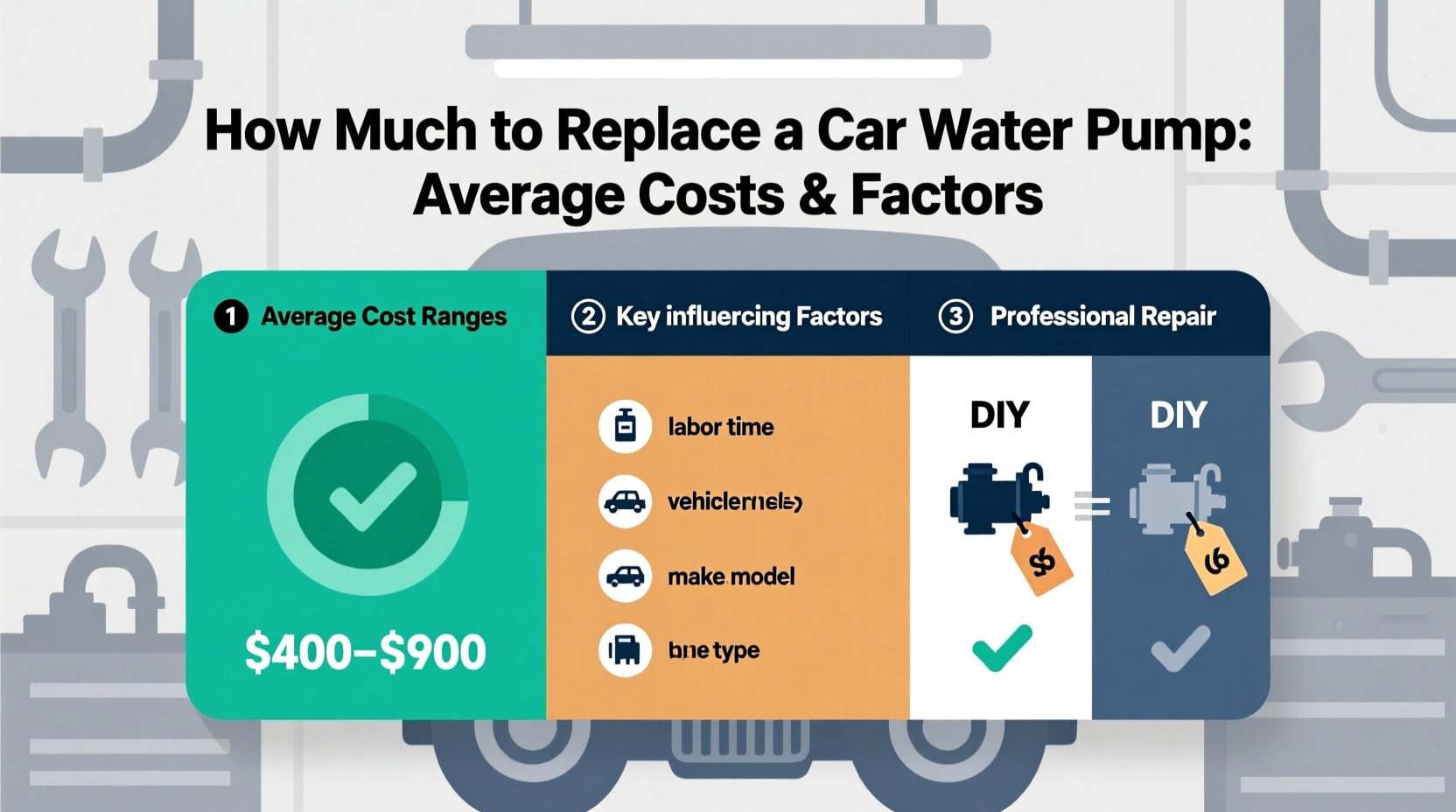 how much to replace car water pump