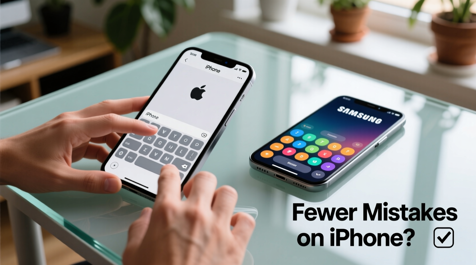 iphone keyboard vs samsung keyboard why do i make fewer mistakes on iphone