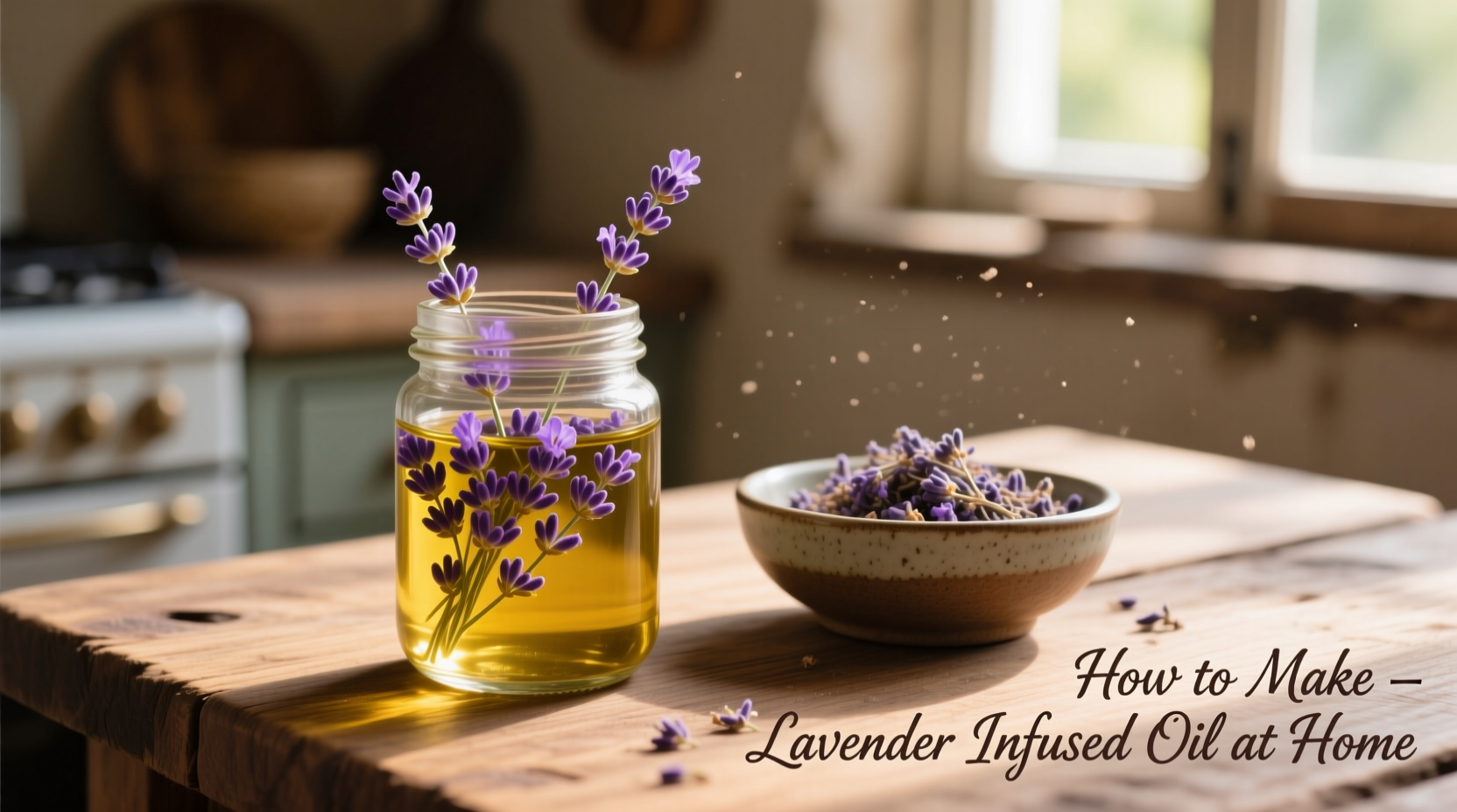 how to make lavender infused oil