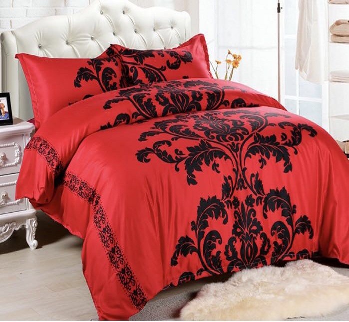 Luxury bedding set 100% Polyester 90gsm Microfiber Comforter set- Duvet Cover  Fashion Bedding Sets-