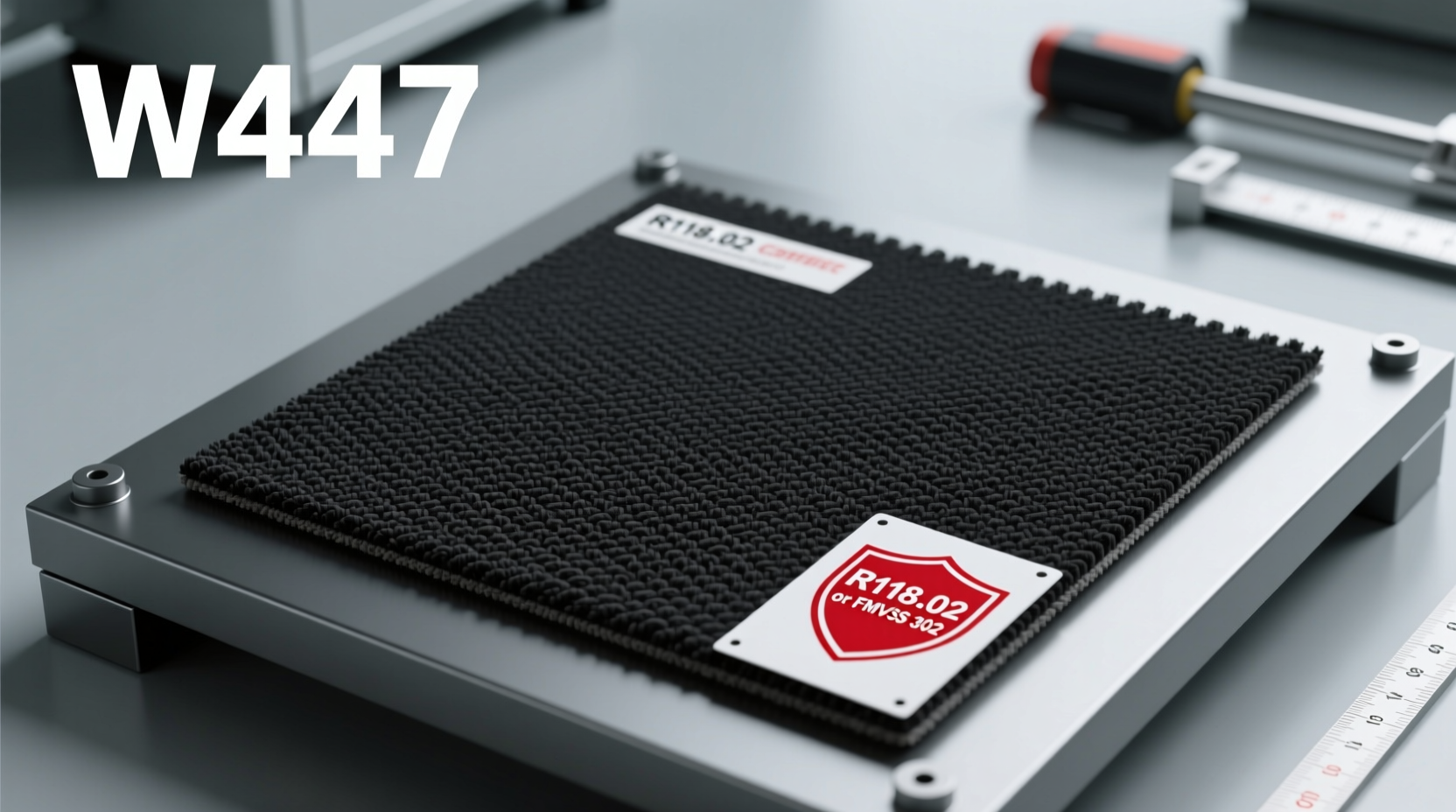 w447 black carpet safety regulations