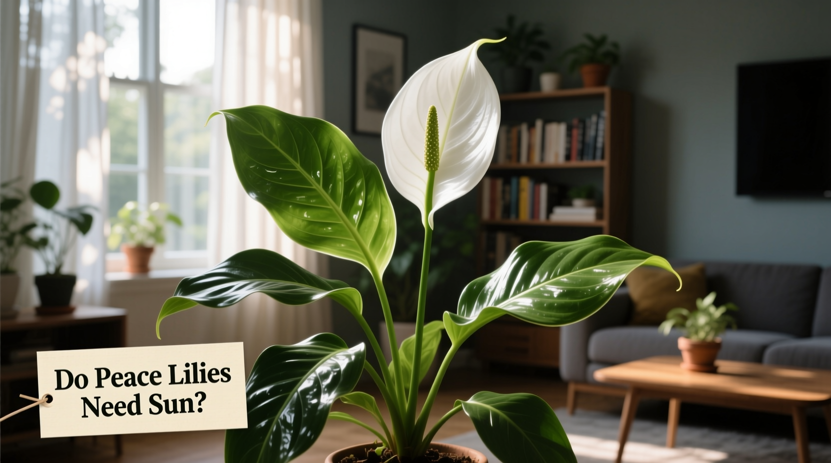 do peace lilies need sun