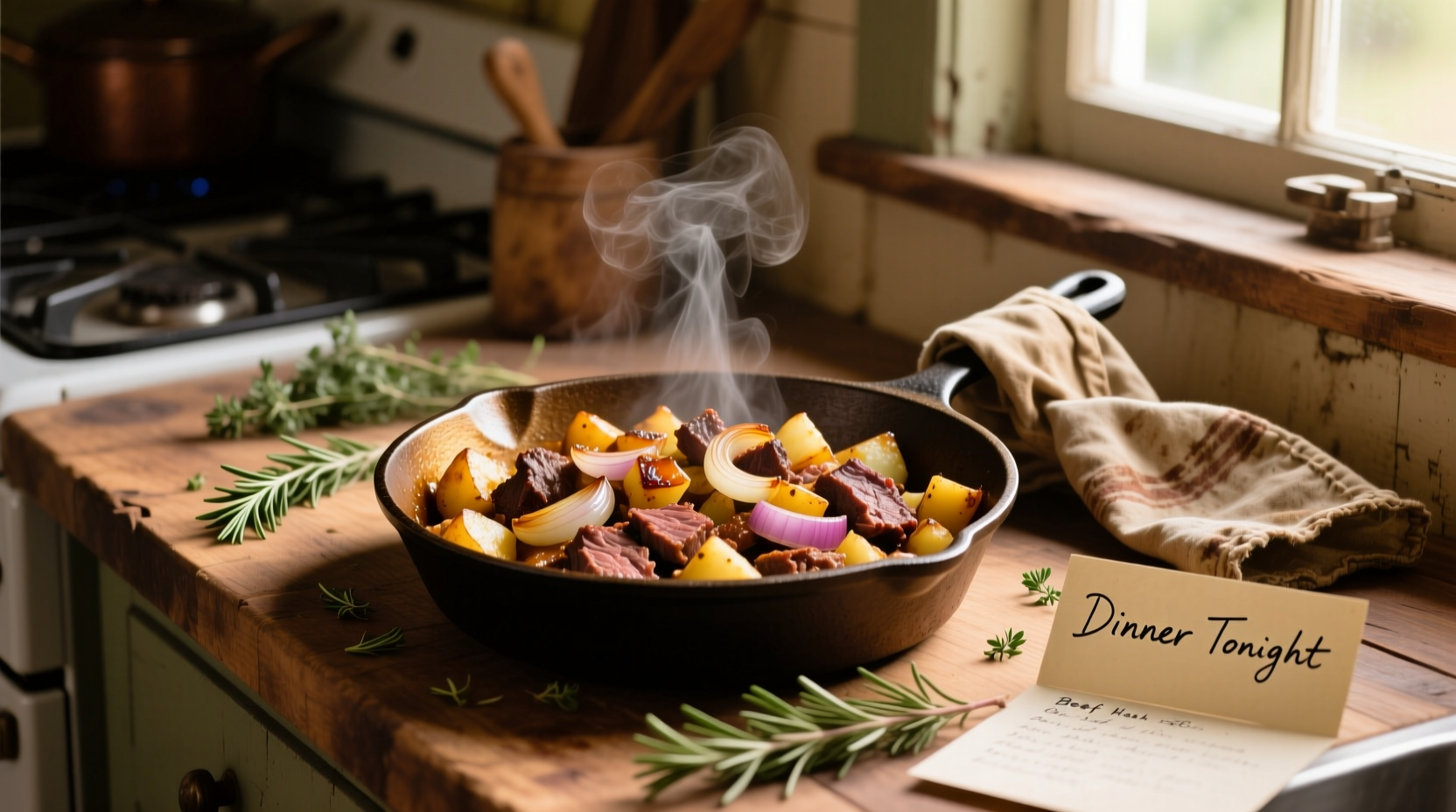 dinner tonight roast beef hash leftovers recipe