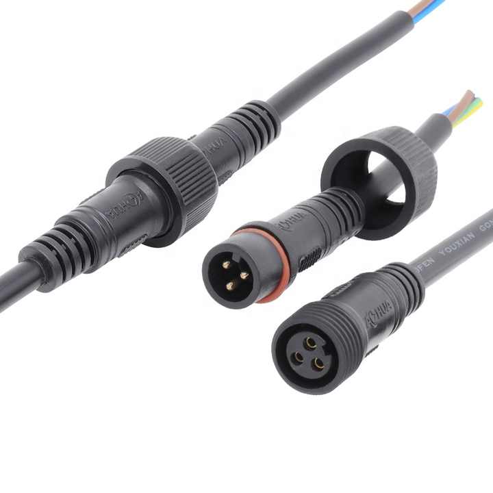 14AWG Solar Extension Cable With MC4 Connectors (2M/6.5FT) - Red & Black Pair For Panels & Inverters