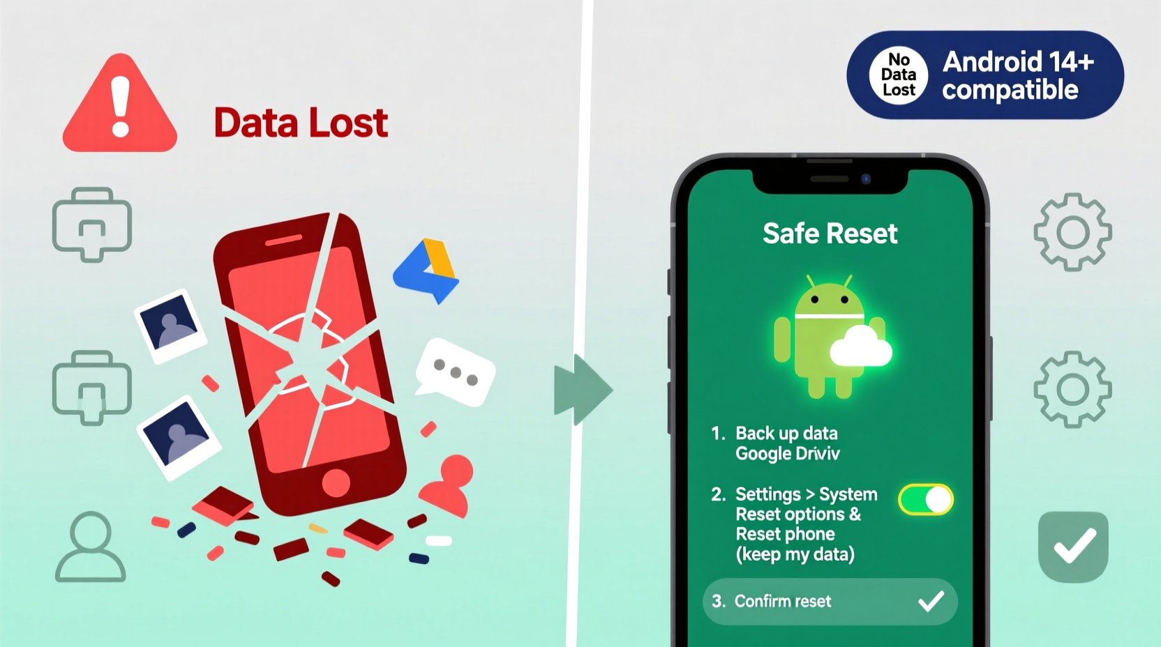 effective methods to reset your android phone without losing any data safely