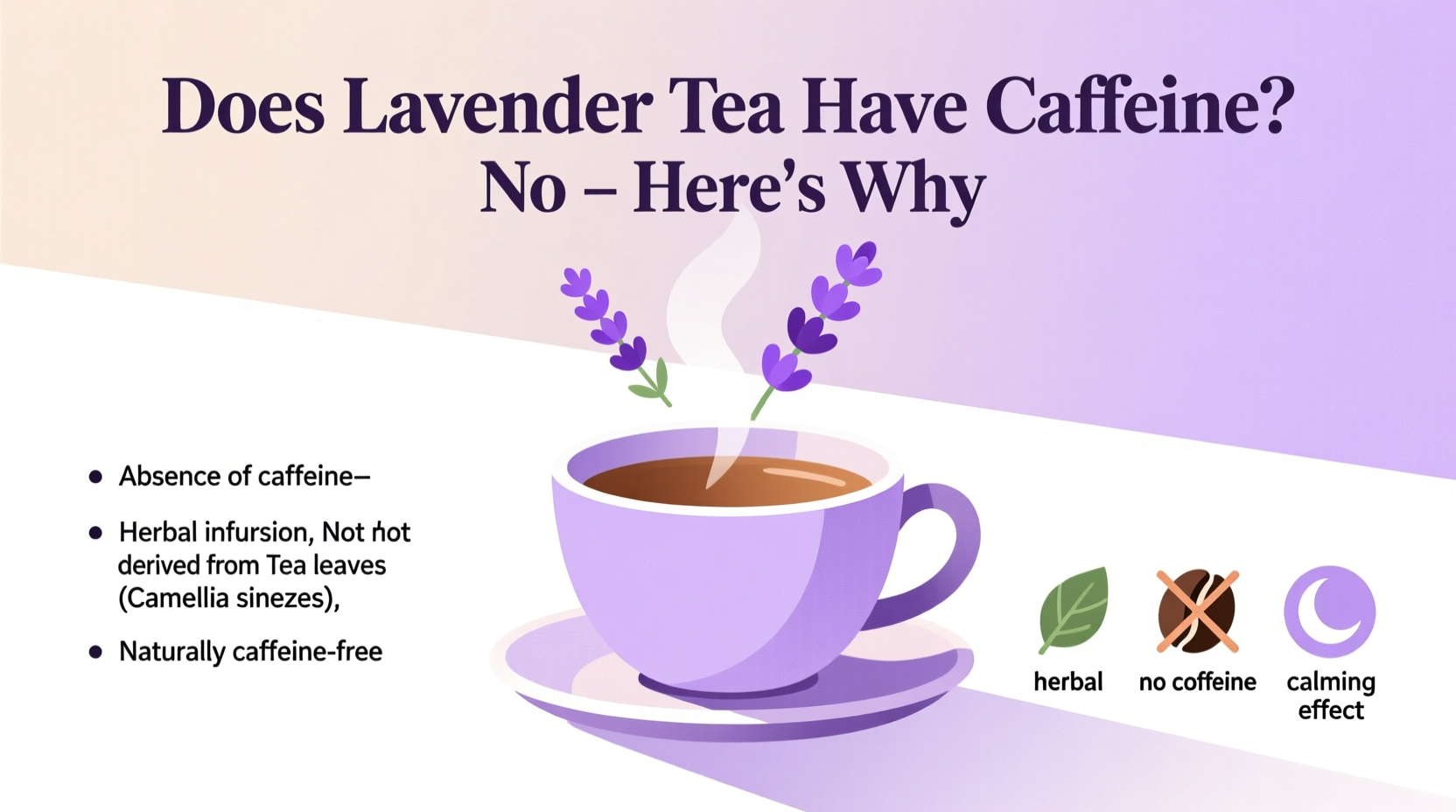 does lavender tea have caffeine