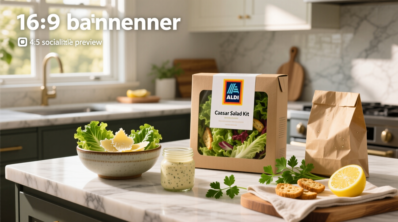 aldi caesar salad kit review