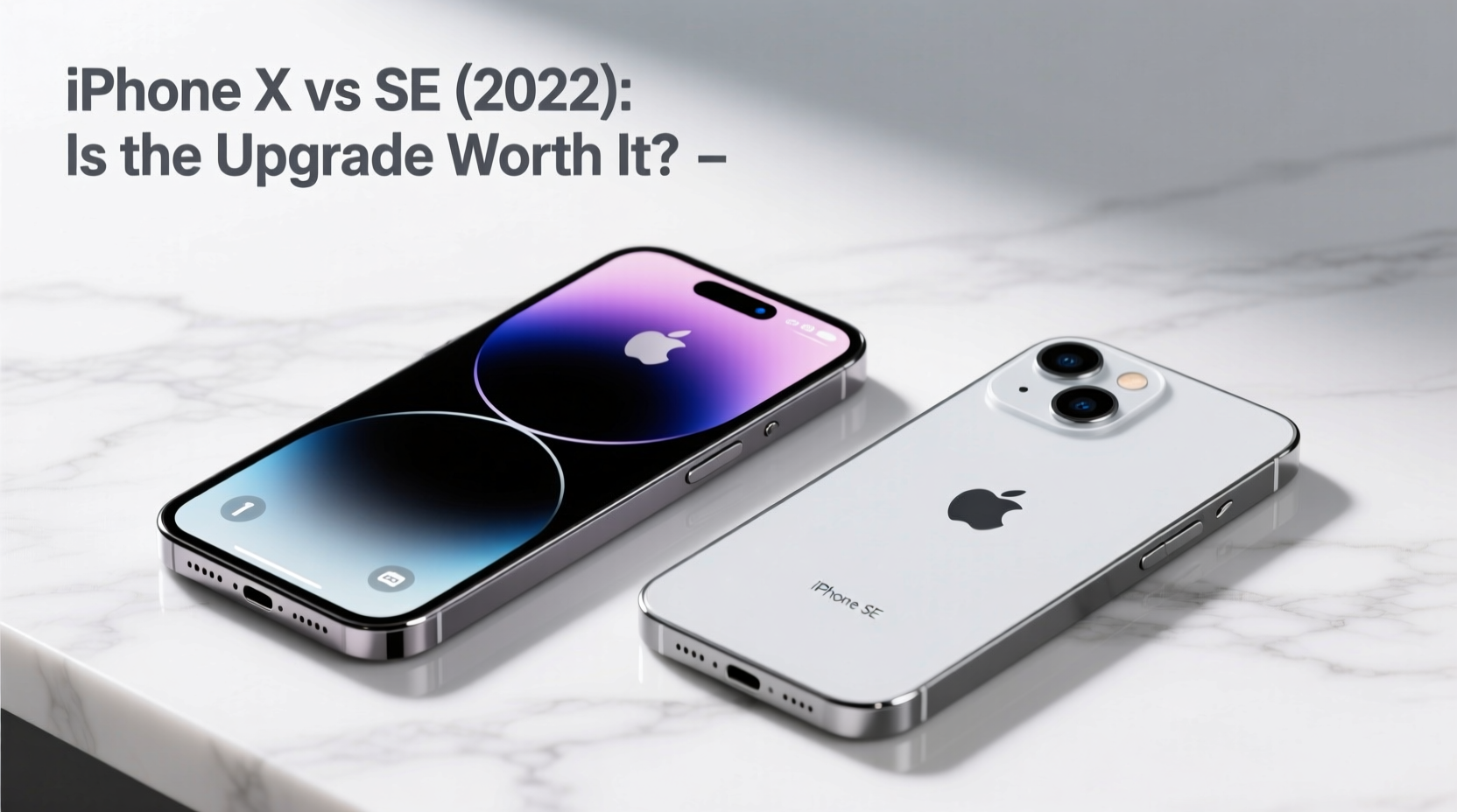 iphone x or iphone se 2022 is the newer se really worth ditching the x for