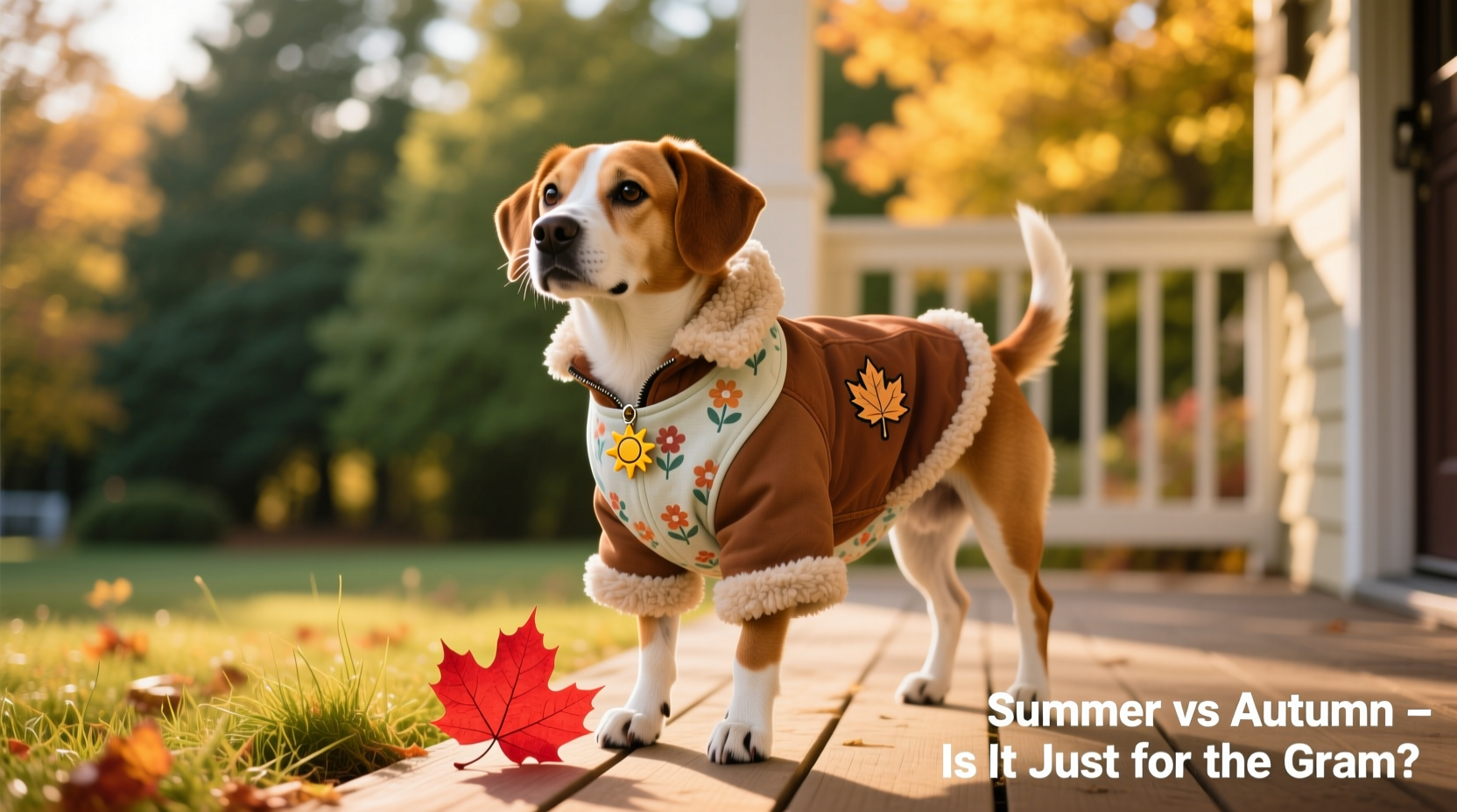 summer vs autumn dog clothes is it just for the gram or does my dog actually need both