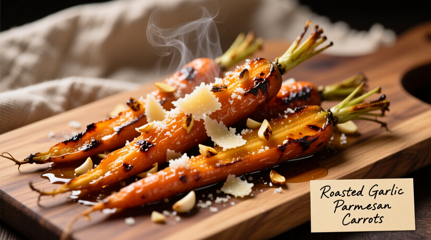 Perfect Roasted Garlic Parmesan Carrots Recipe in 30 Minutes