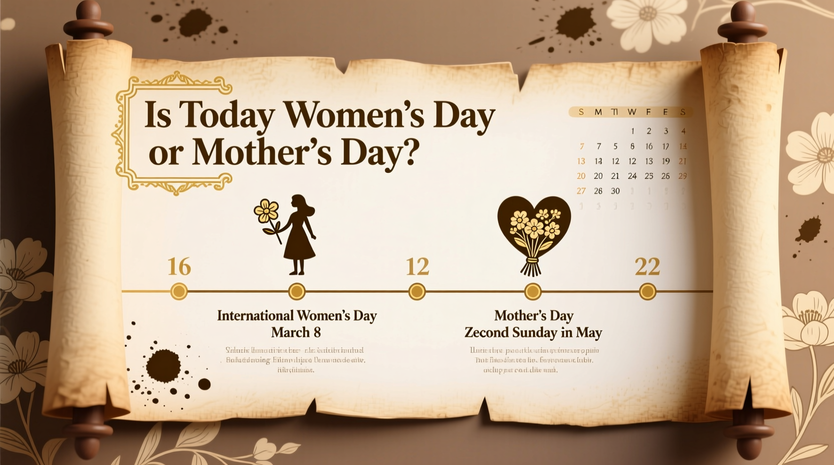 is today womens day or mothers day