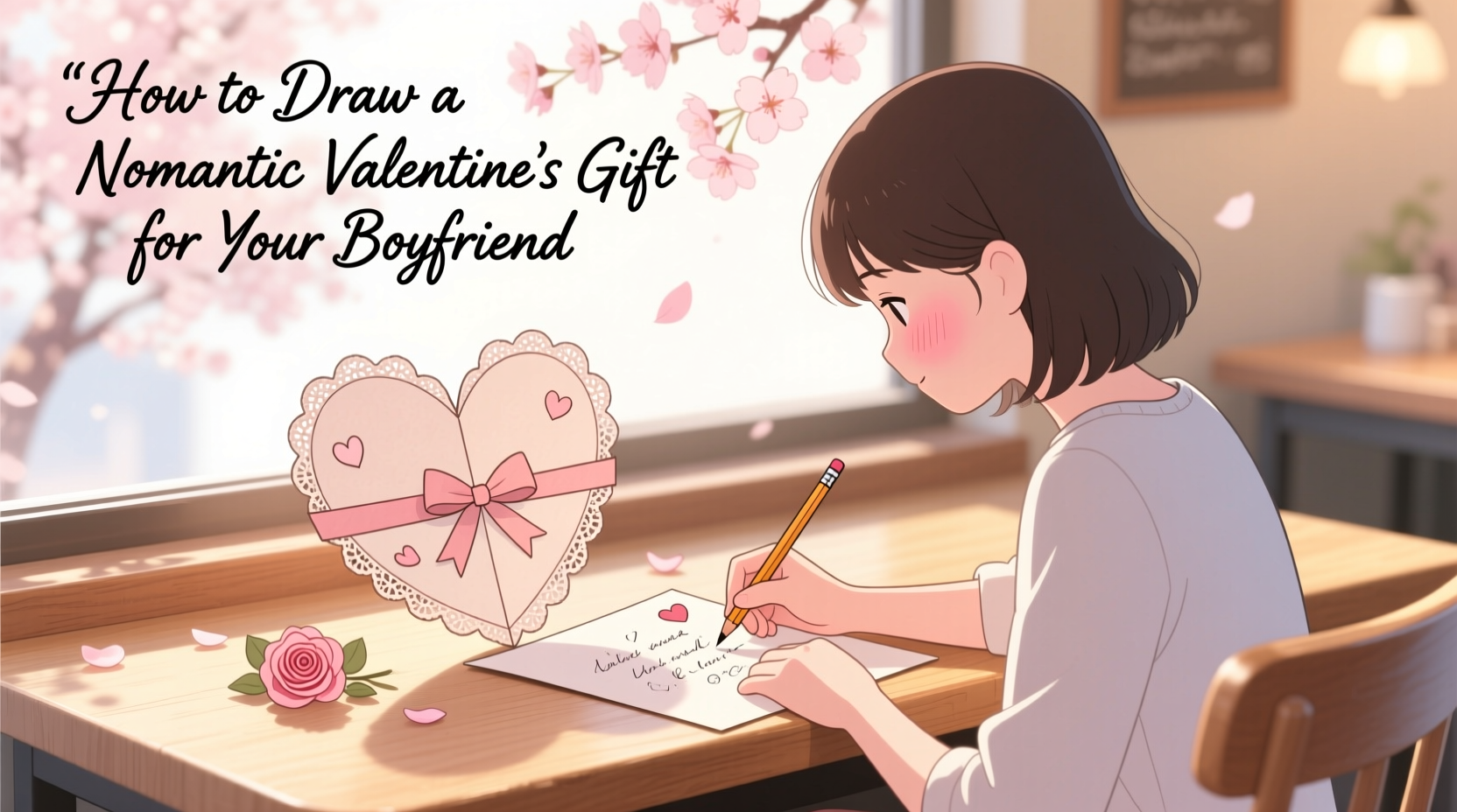 how to draw something for valentines day for your boyfriend