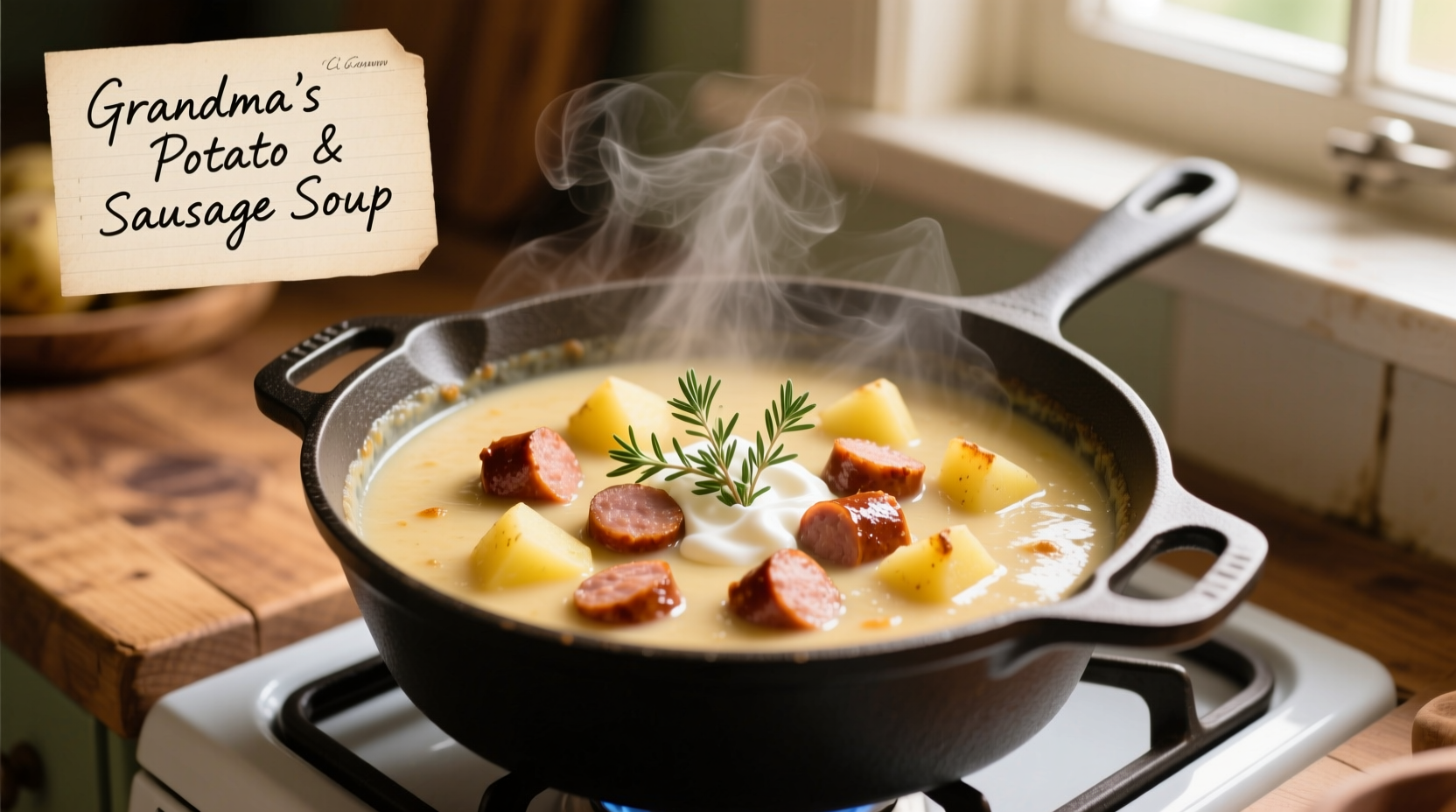 Creamy Potato Soup Recipe with Sausage (Ready in 45 Minutes)