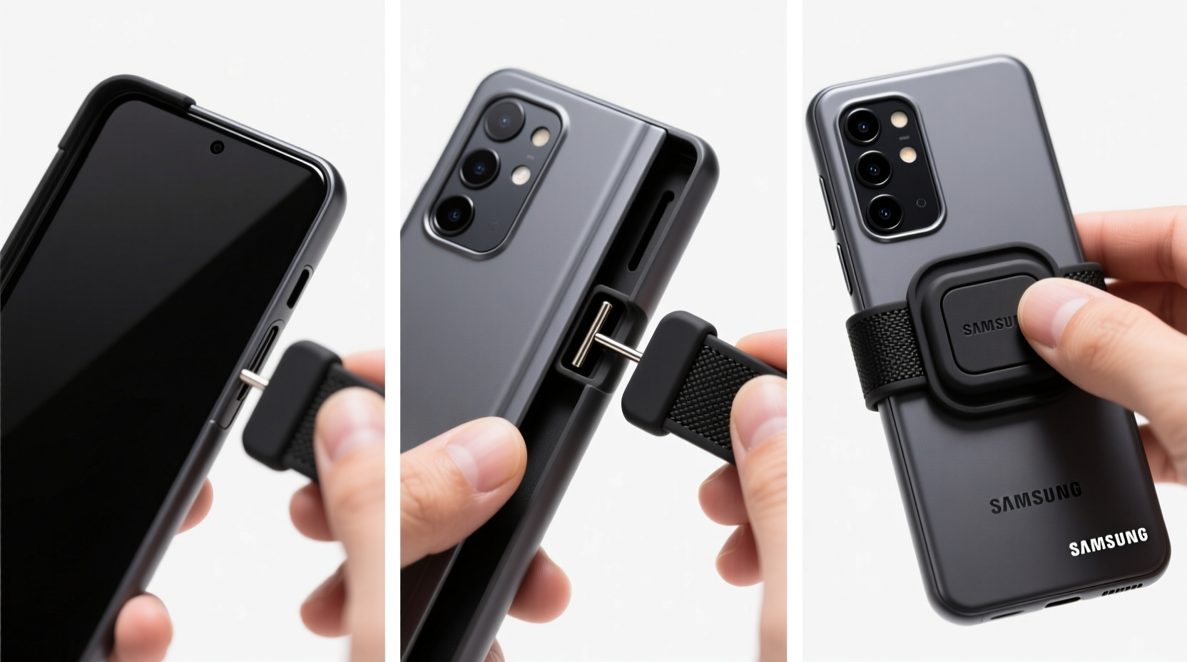 step by step guide to installing a wristband bracket on your samsung z fold case for secure grip and convenience