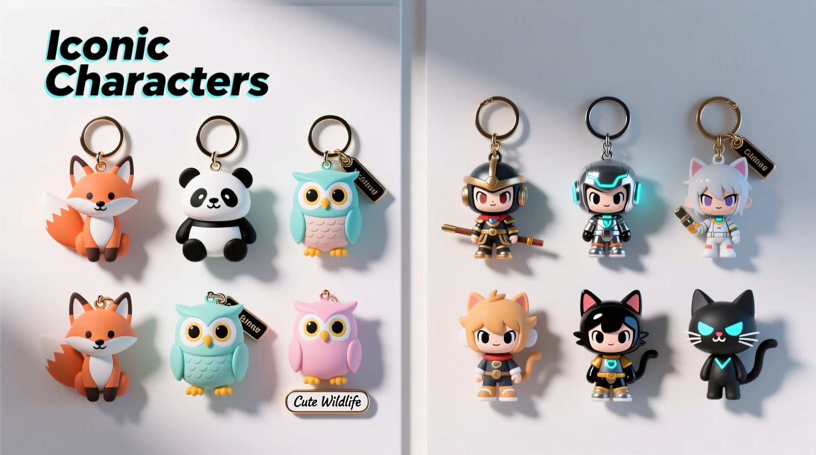 animal keychains vs character keychains which one is trending up