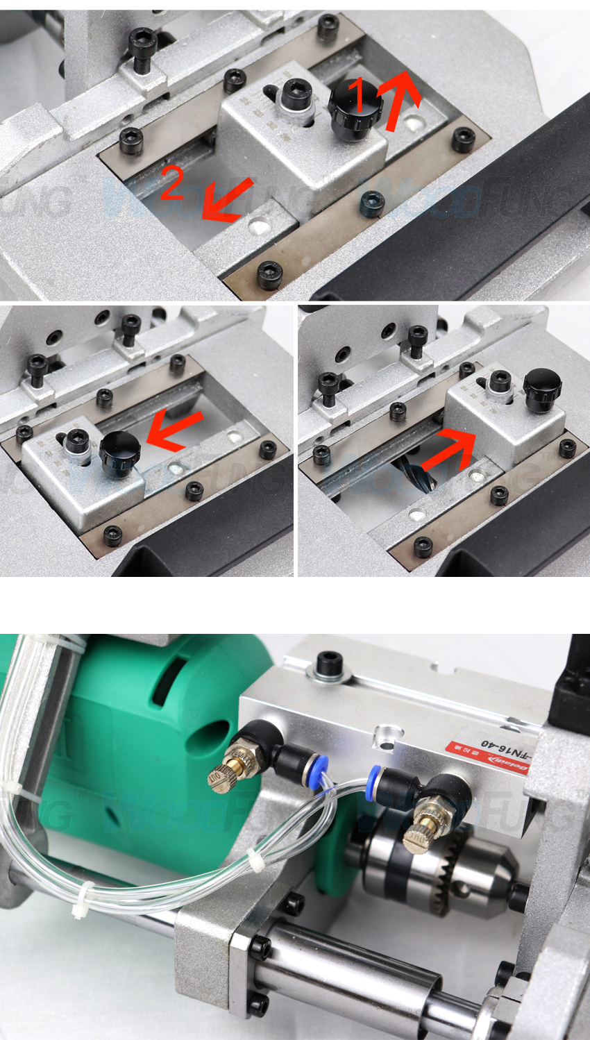 Maquinaria de carpinter&iacute;a de mano M&aacute;quina perforadora de bisagras port&aacute;til para puertas de muebles