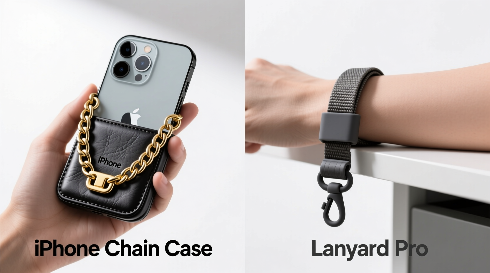 iphone chain case vs lanyard which is actually more practical