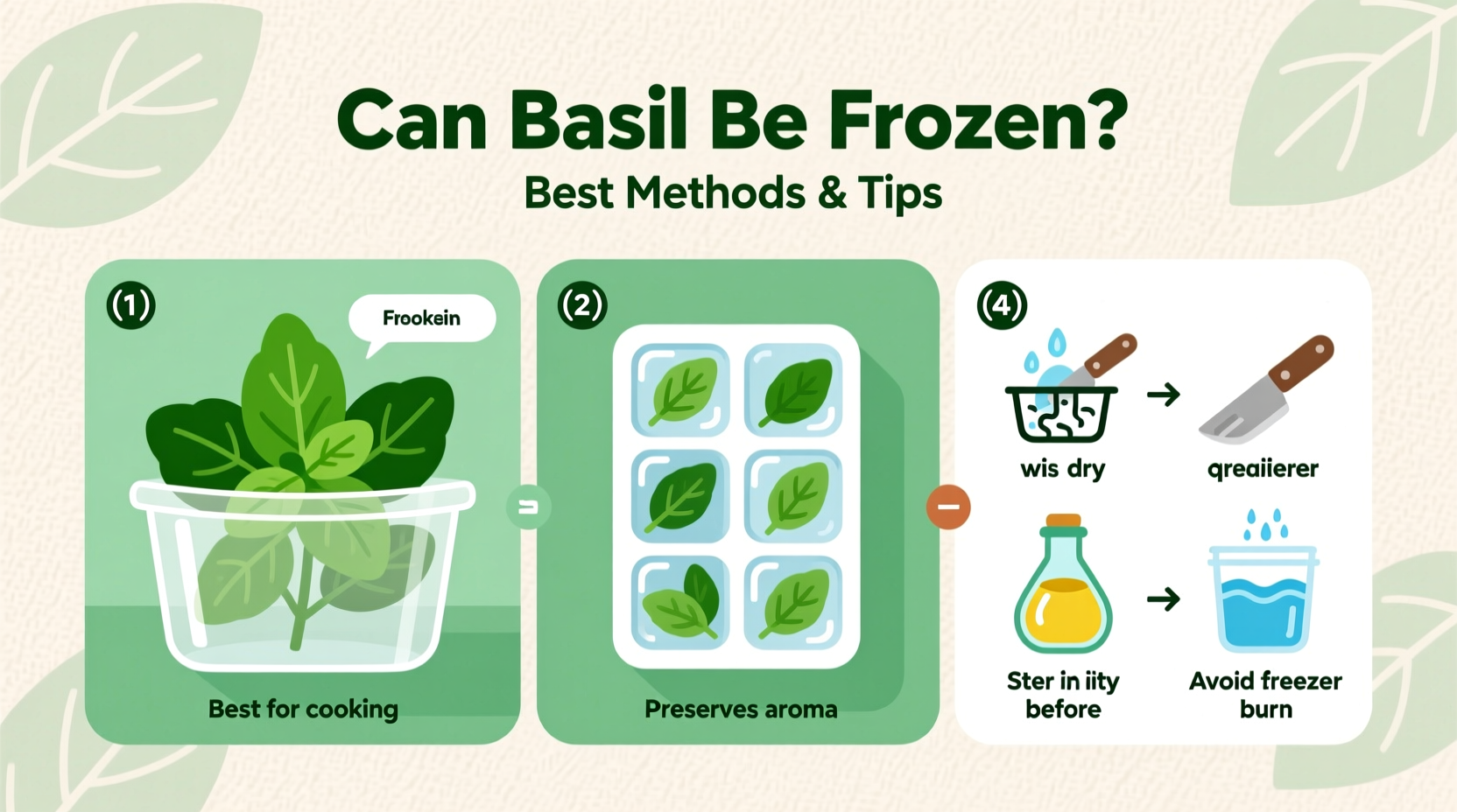 Can Basil Be Frozen? Best Methods & Tips