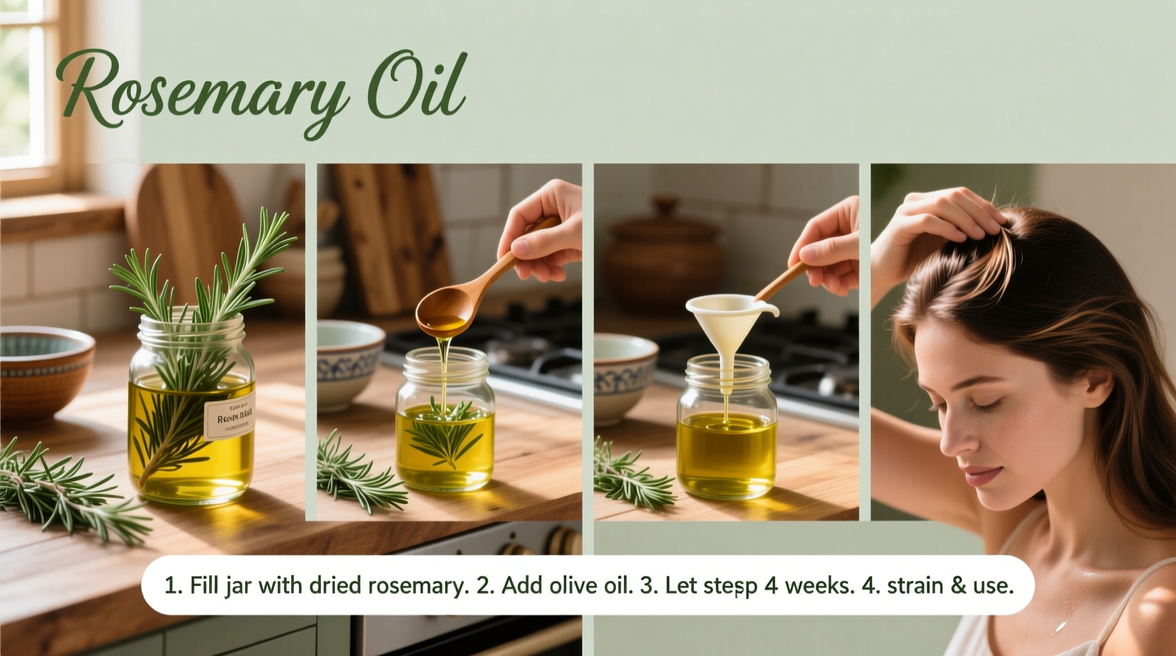 how do you make rosemary oil for hair