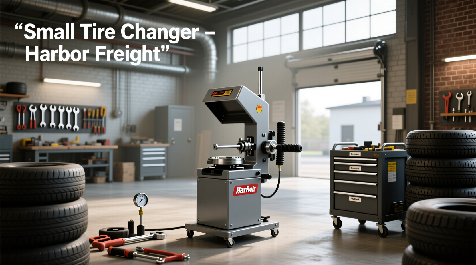 How to Use a Small Tire Changer from Harbor Freight?