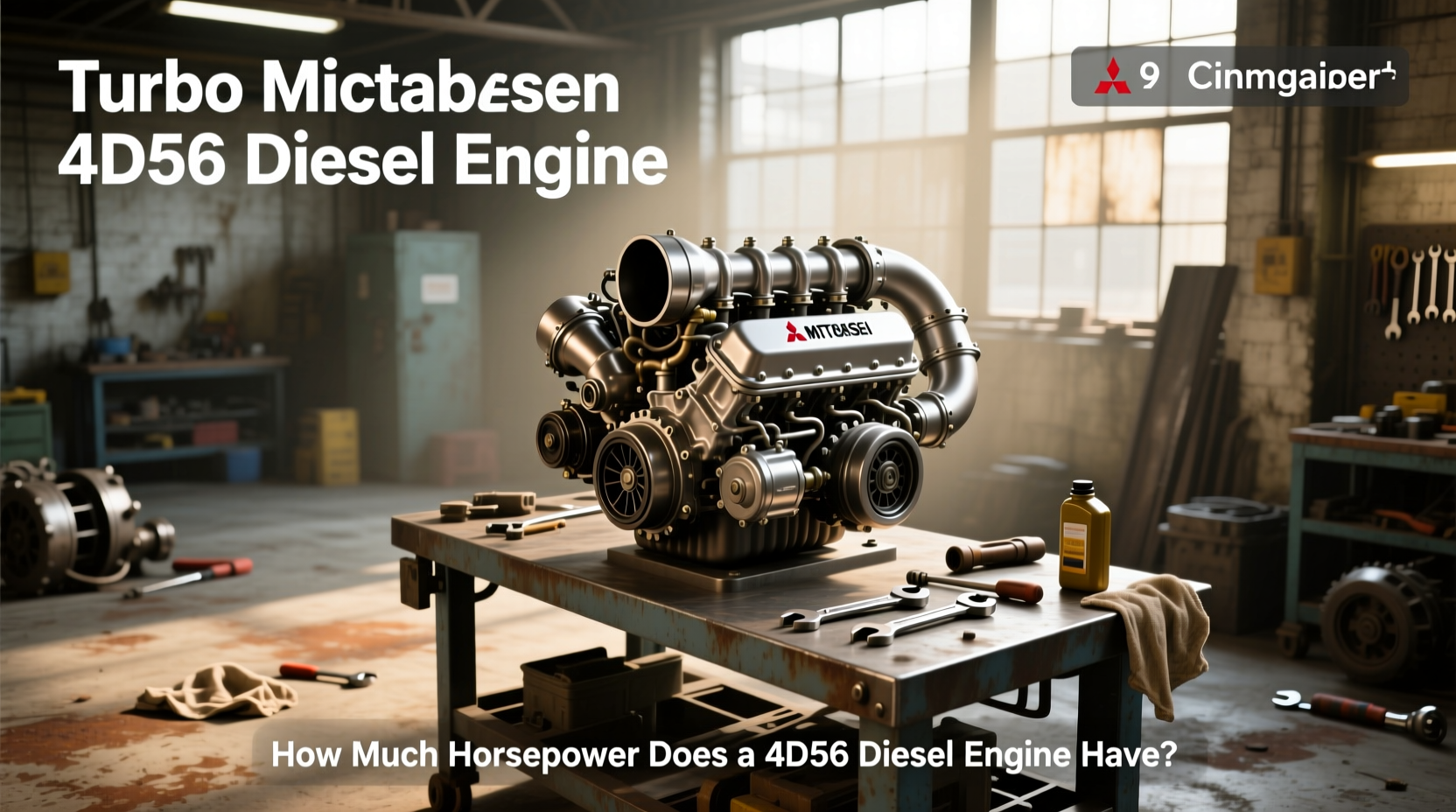 How to Choose Turbo Mitsubishi Diesel 4D56 Engine, How Much Horsepower Does It Have? Buying Guide