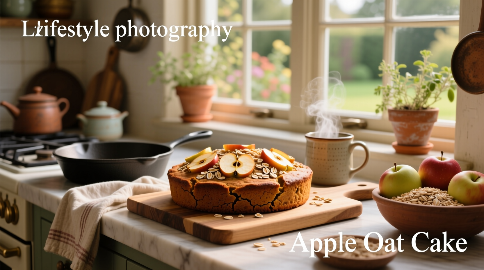 apple oat cake healthy easy baking guide