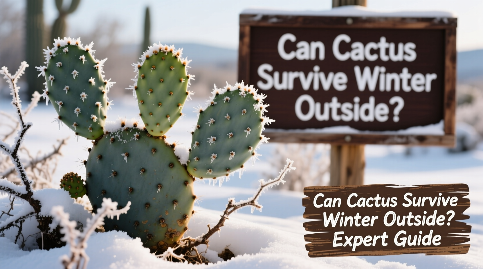 can cactus survive winter outside