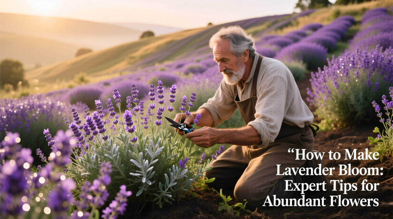 how to make lavender bloom