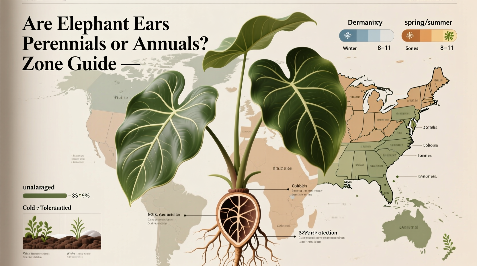 are elephant ears perennials or annuals