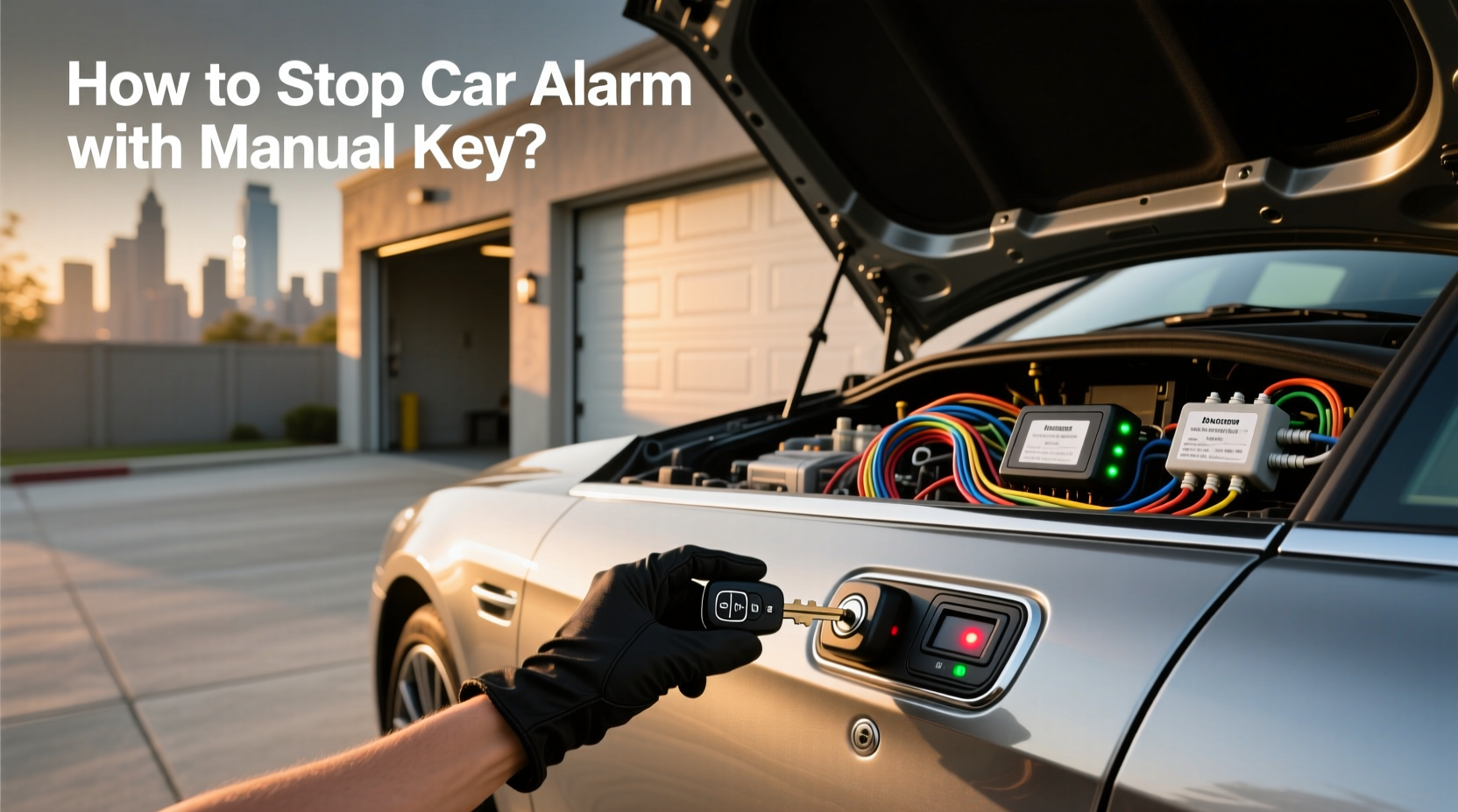 How to choose manual octopus car alarm system,How to stop car alarm with manual key? guide