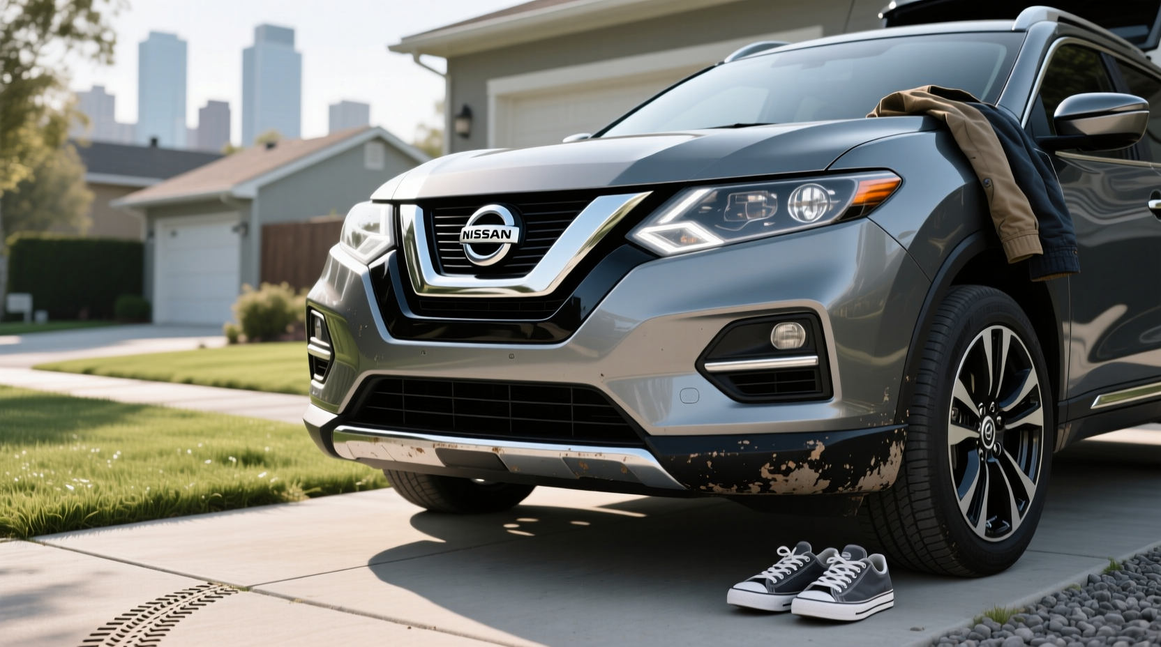 2018 nissan rogue front bumper guide