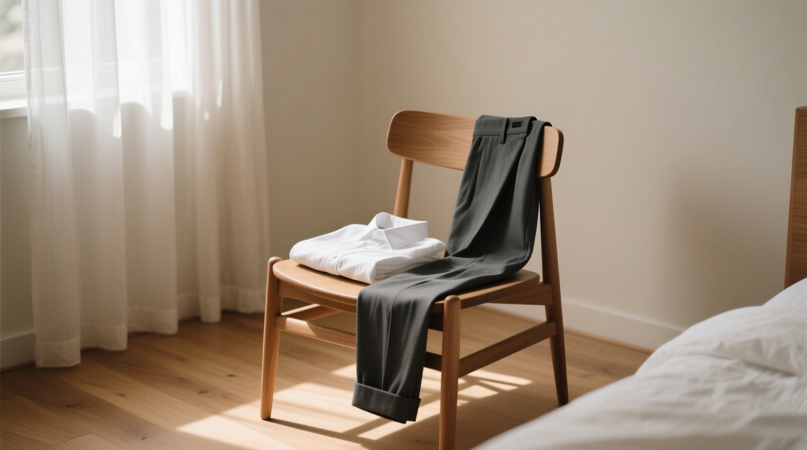 declutter clothes chair