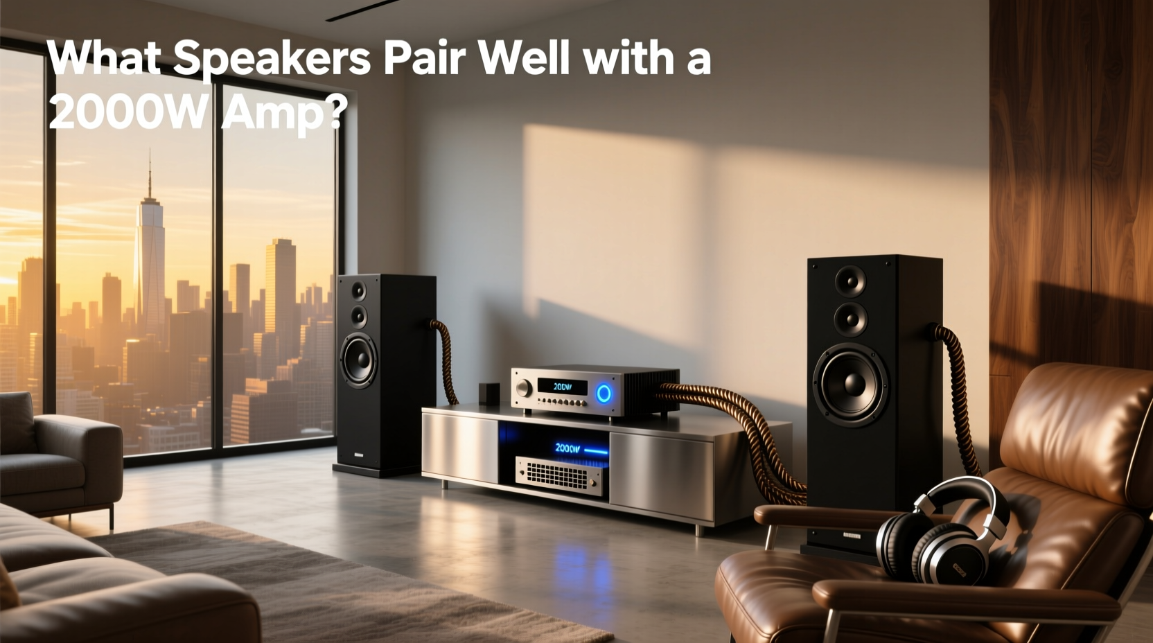 2000w sub amp speaker pairing guide